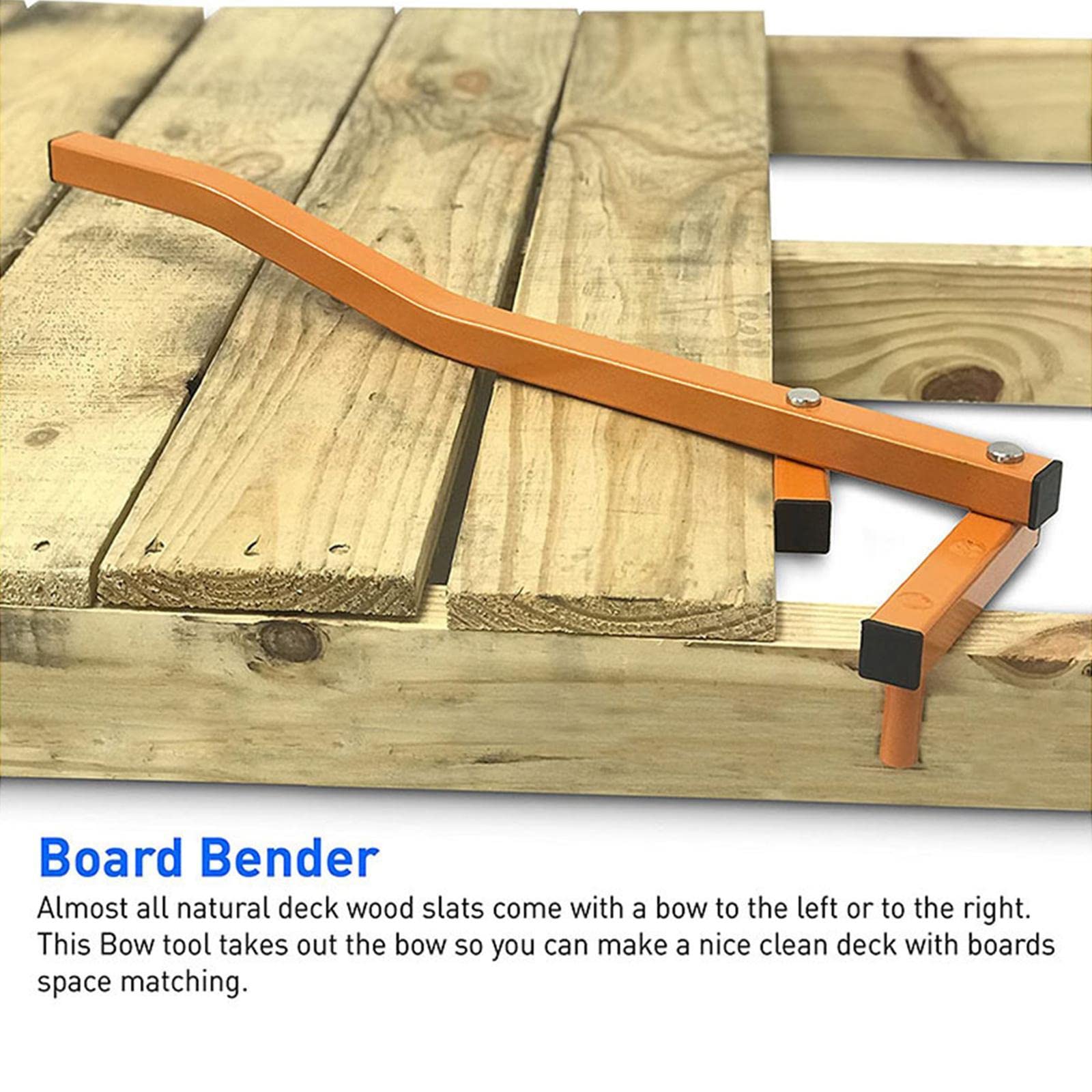 ACRA Deck Board Bender Tool - Professional Wood Straightener for Warped Decking Boards | Perfect for DIY Deck Repair & Woodworking Projects