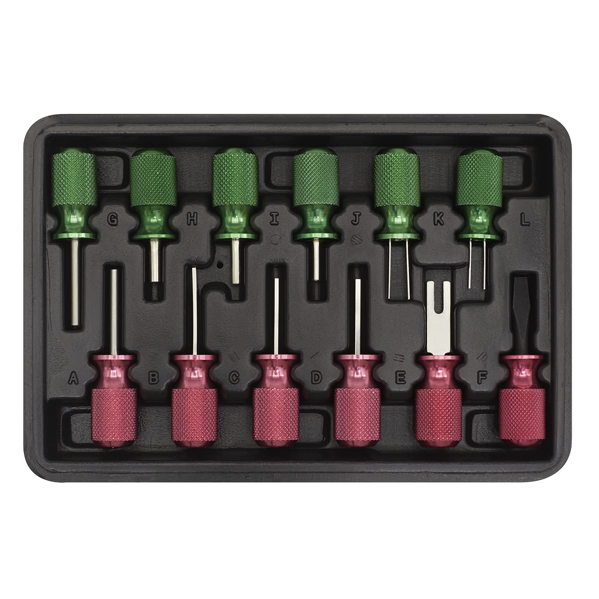 Sealey VS920 12-Piece Terminal Tool Kit - Professional Electrical Connector & Wiring Repair Set for Cars, Trucks & Motorcycles - Perfect for Mechanics & DIY Auto Maintenance