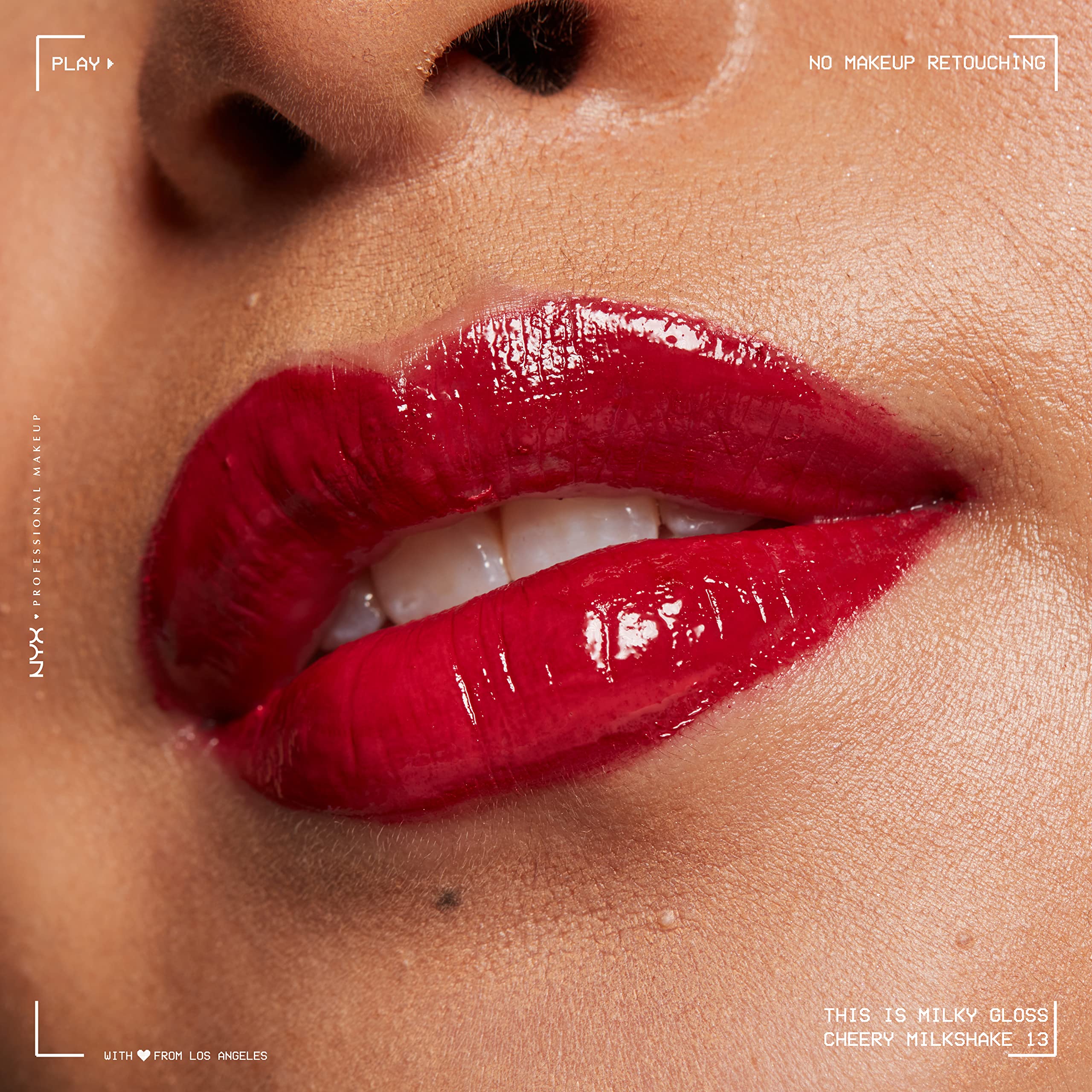 NYX PROFESSIONAL MAKEUP This Is Milky Gloss - 12 Hour Hydrating Vegan Lip Gloss in Cherry Milkshake (Cherry Pink) | Perfect for Everyday Wear, Date Nights & Special Occasions