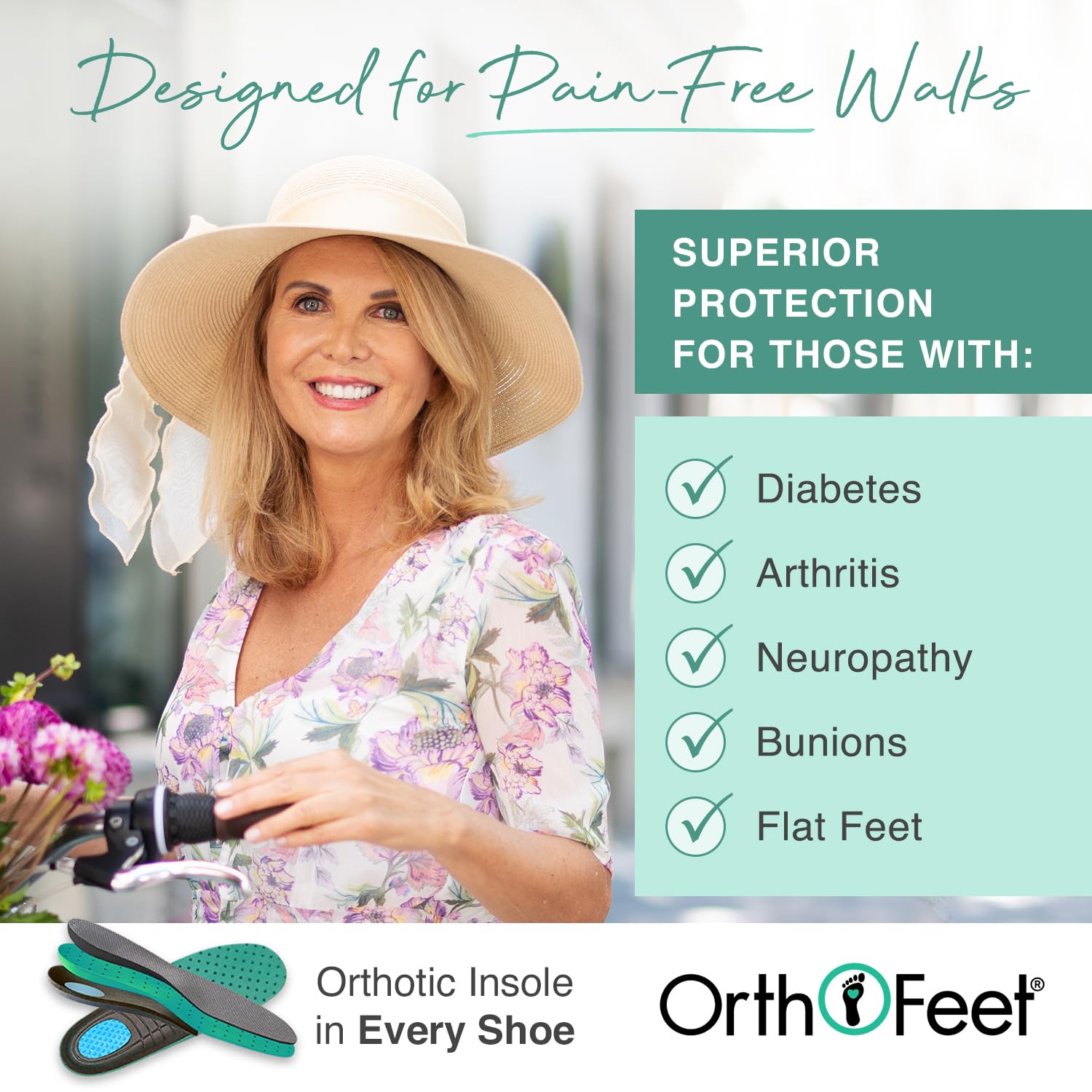 Orthofeet Women's Orthopedic Leather Celina Mary Jane Shoes - Comfortable Diabetic & Arthritis Footwear for Walking, Work & Dress Occasions