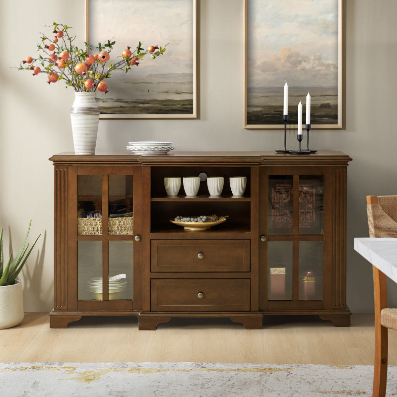 Curzia TV Stand for 65 Inch TVs - Modern Entertainment Center with Storage Shelves for Living Room, Bedroom & Home Theater
