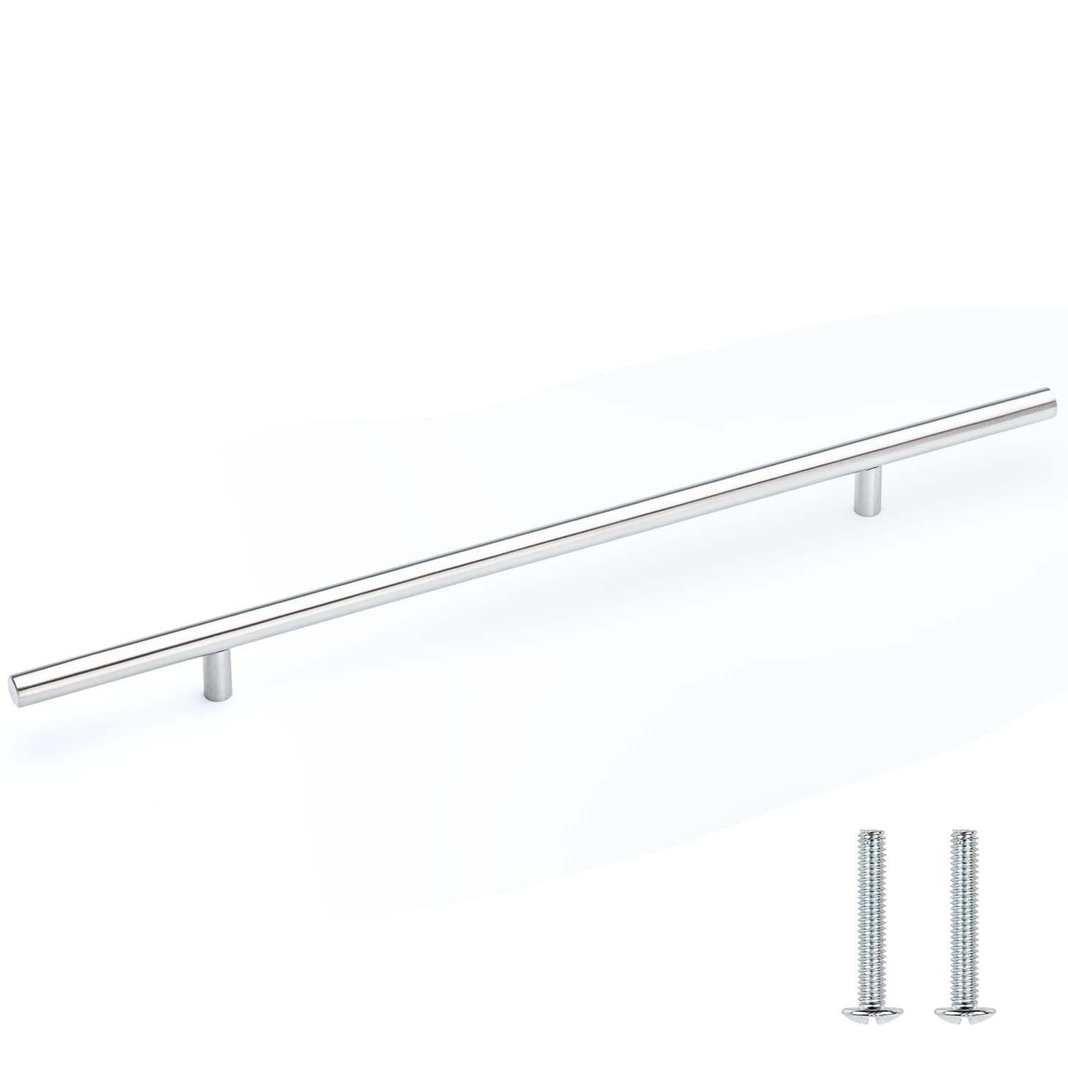 Pandora 16-Inch Stainless Steel Pull Bar Handle for Kitchen Cabinets & Drawers - Durable Cabinet Hardware for Modern Home & Office Storage