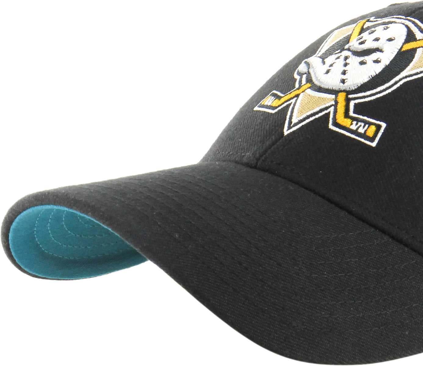Anaheim Ducks 47 Brand MVP Black Snapback Hat - Official NHL Team Logo Baseball Cap for Men & Women - Perfect for Games, Tailgating & Streetwear Fashion