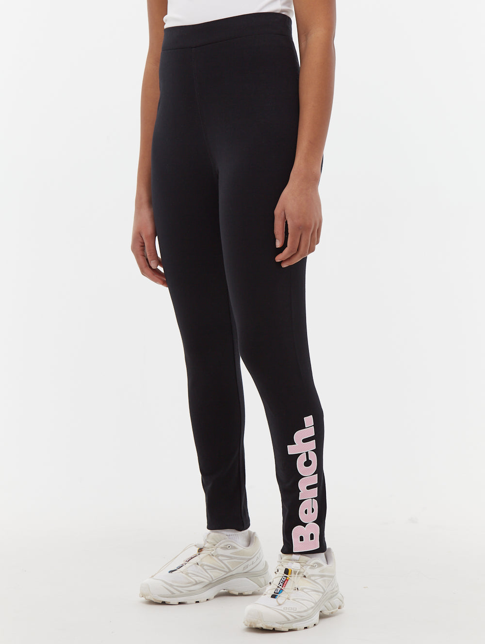 Elira Logo Leggings for Women - High Waist Yoga Pants with Stylish Brand Design - Perfect for Workouts, Running & Lounge Wear
