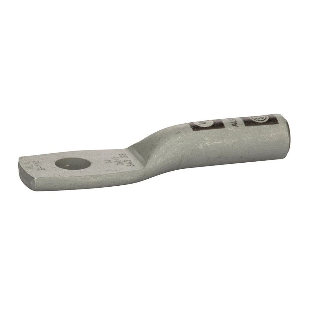 NSI AL6-14 Series Aluminum Dual Rated Compression Lug - 1 Hole, 6 AWG Wire Size, 1/4