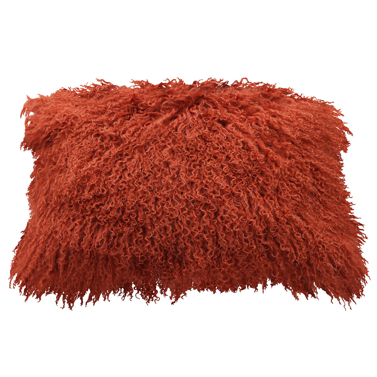 Premium Small Lumbar Support Pillow - Genuine Tibetan Lamb Wool - Ergonomic Back Pain Relief for Office Chair, Car Seat & Home Use
