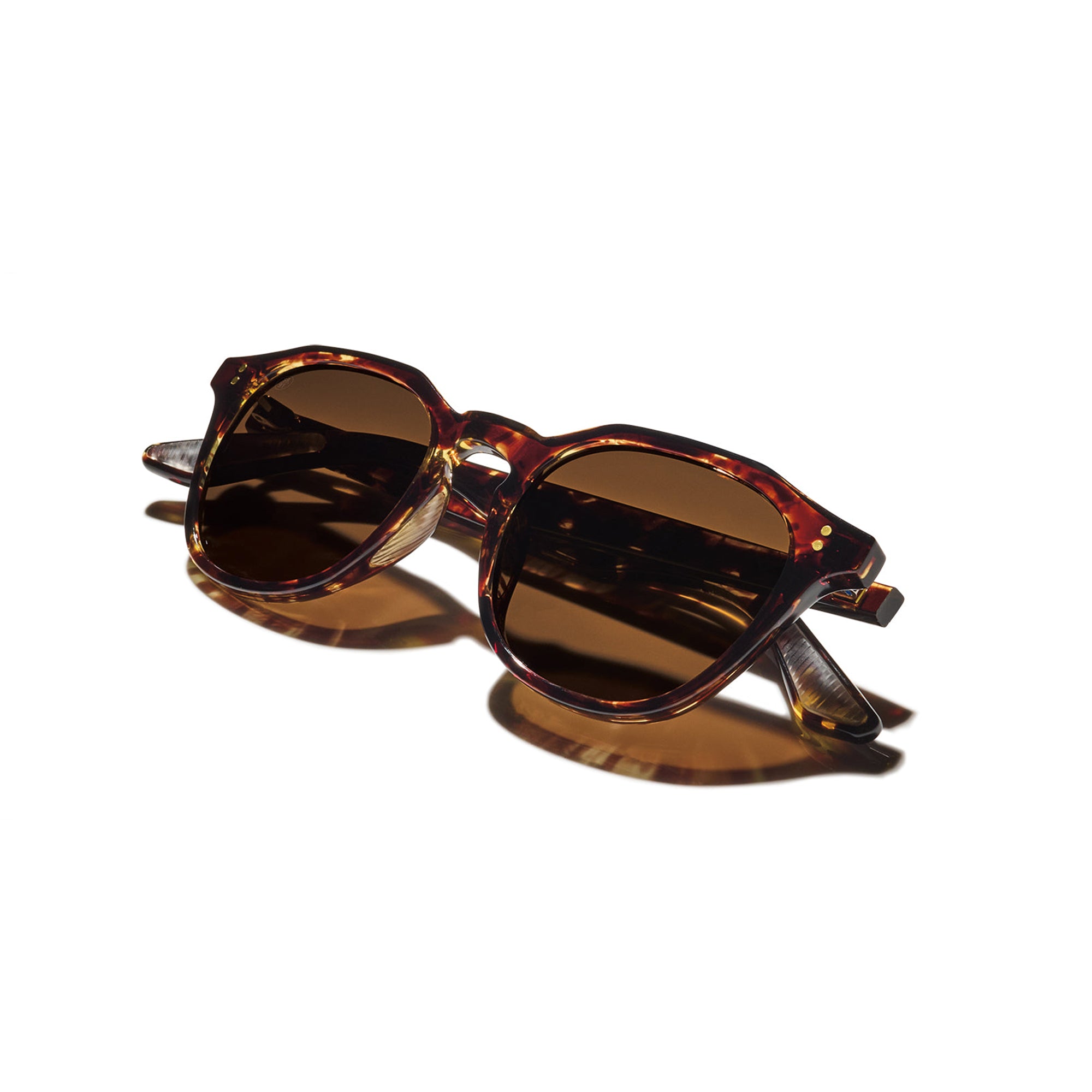 Polarized Sunglasses for Men & Women - Pacifica Tokyo Tortoise Brown Frame with UV Protection - Perfect for Driving, Beach, and Outdoor Activities