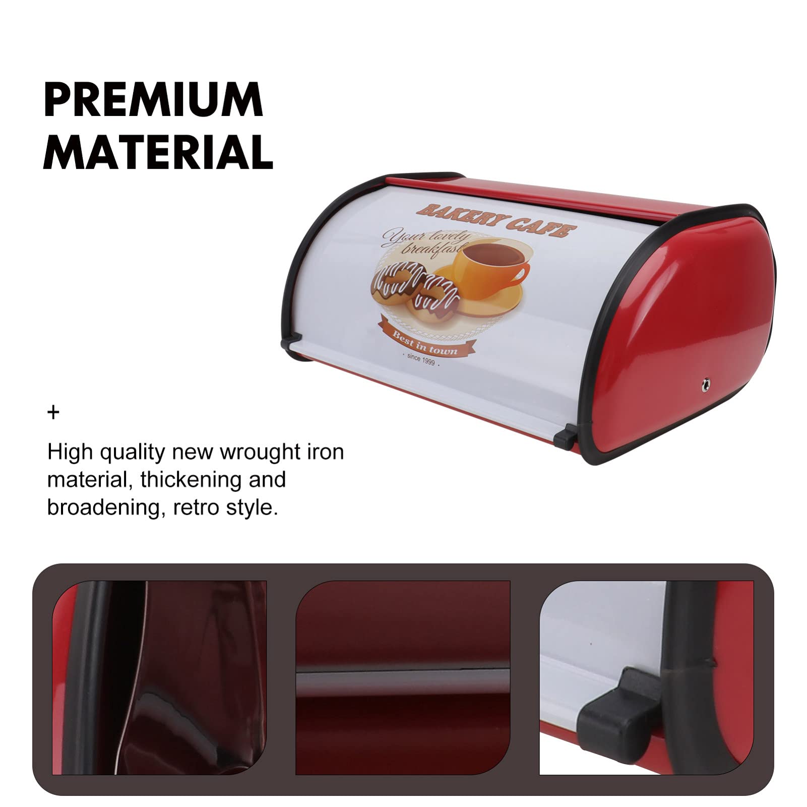 Bread Storage Box - Kitchen Food Organizer for Home & Baking