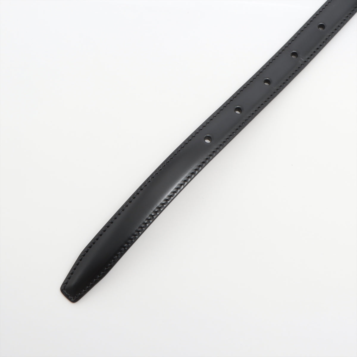Celine Triomphe Black Leather Belt 75cm - Classic Designer Belt for Women | Perfect for Jeans, Dresses & Office Wear
