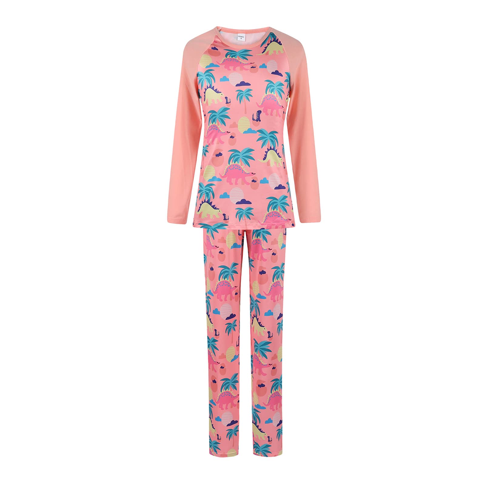Women's Autumn Winter Long Sleeve Home Suit Sets - Cozy Lounge Pants & Top Outfits for Holiday, Fall and Winter Comfort Wear - Perfect for Relaxing at Home, Lounging, and Casual Outings