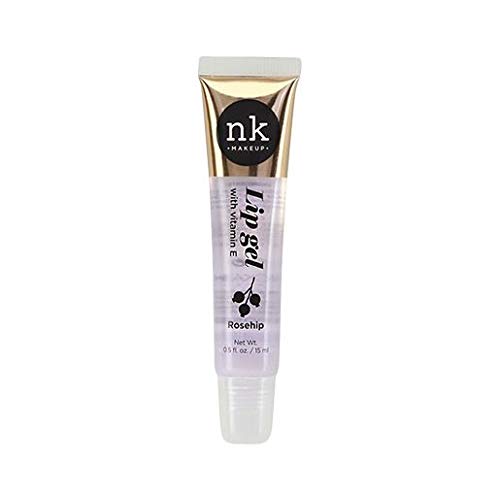 NK Vitamin E Lip Gloss Gel 15ml - Shiny & Nourishing Lip Treatment with Rosehip Oil (Pack of 3) | Perfect for Daily Moisturizing, Makeup Looks & Gift Giving