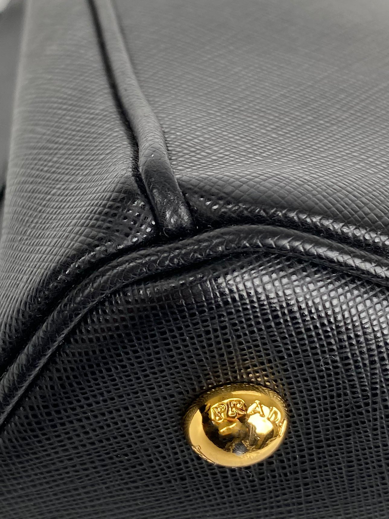 Prada Black Medium Double Zip Lux Tote Bag for Women - Premium Leather Handbag with Dual Zippers - Perfect for Work, Travel & Everyday Use