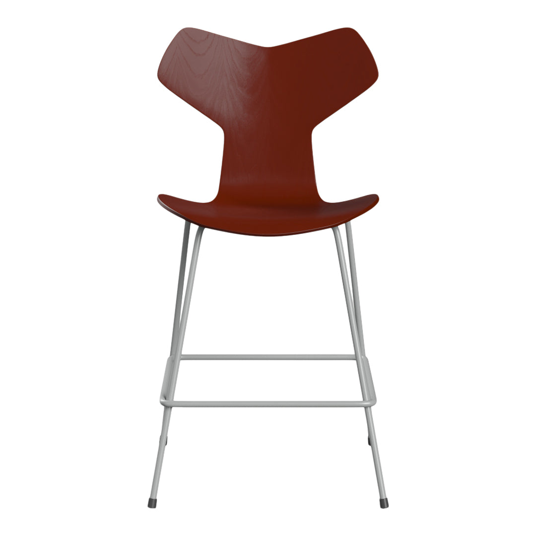 Grand Prix Counter Chair 3138 - Modern Bar Stool with Swivel Seat for Kitchen Island, Breakfast Bar & Home Decor - Adjustable Height & Comfortable Back Support