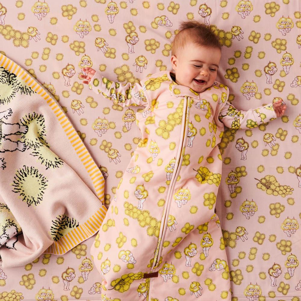 Wattle Dance Pink Sleeping Bag - Ultra Soft & Lightweight for Camping, Travel, Sleepovers - Perfect for Kids & Adults Outdoor Adventures