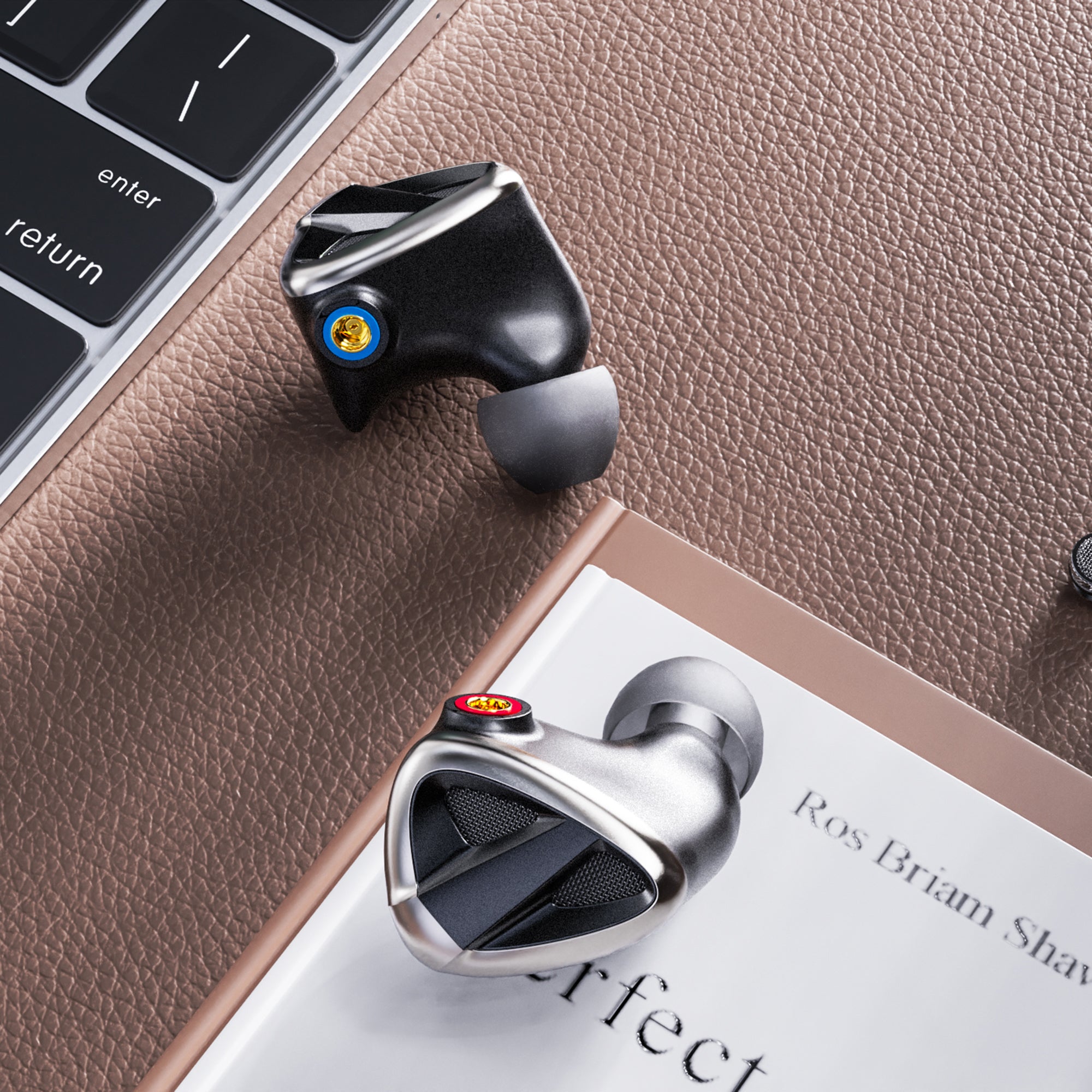FiiO FH19 High-Fidelity In-Ear Headphones with 5 Balanced Armature Drivers - Perfect for Audiophiles, Musicians, and Studio Recording