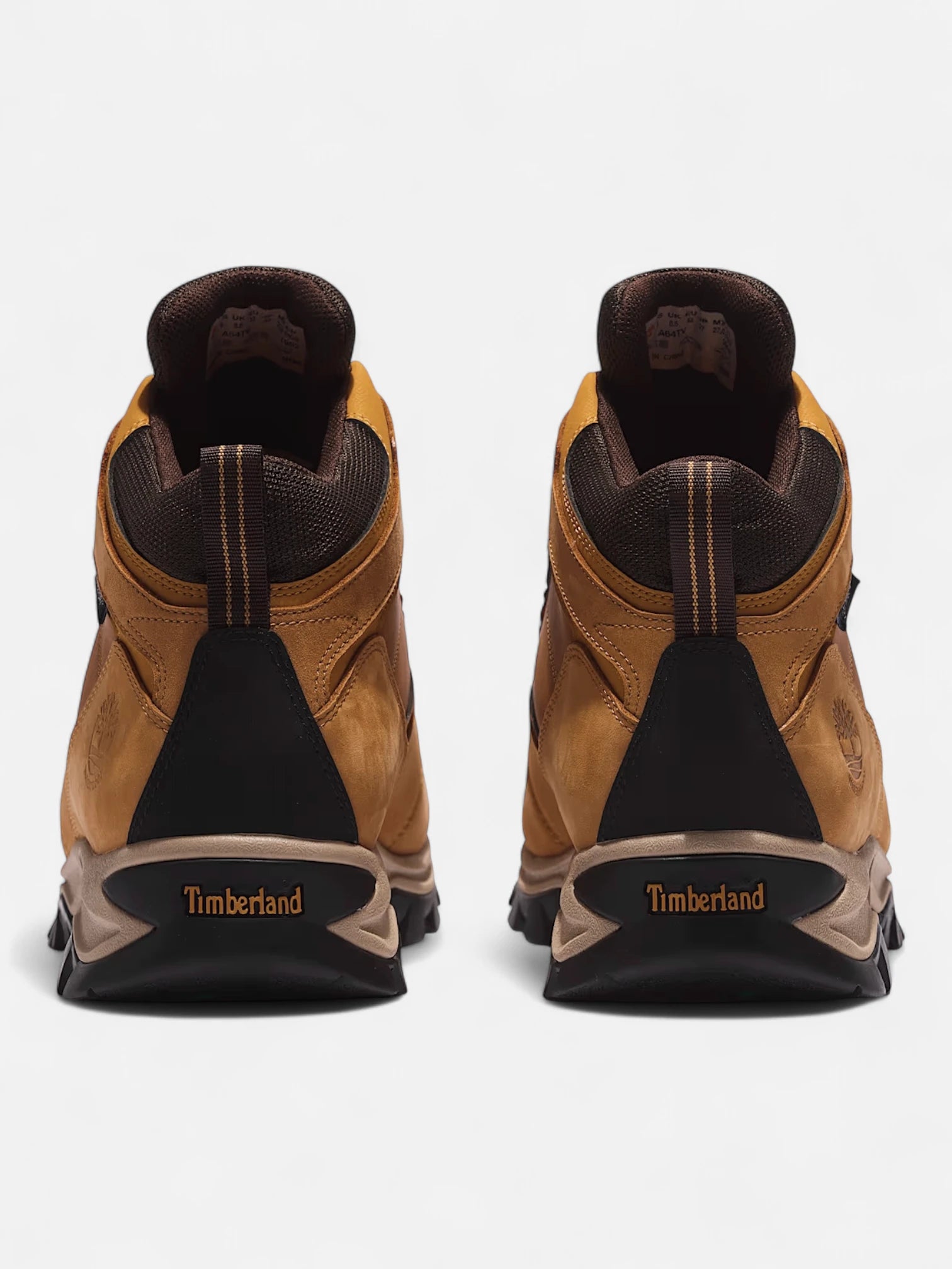 Timberland Mt. Maddsen Mid Waterproof Hiking Boots for Men - Beige Leather Outdoor Boots for Trekking, Camping & Mountain Adventures