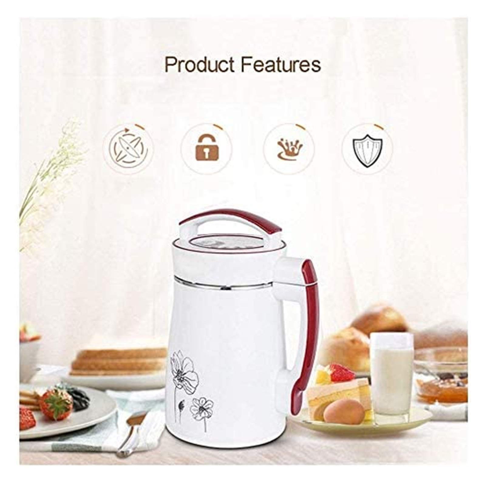 Electric Milk Frother & Steamer - Automatic Foam Maker & Warmer for Latte, Cappuccino - 110V Fast Heating Coffee Accessory - Perfect for Home Baristas & Coffee Lovers