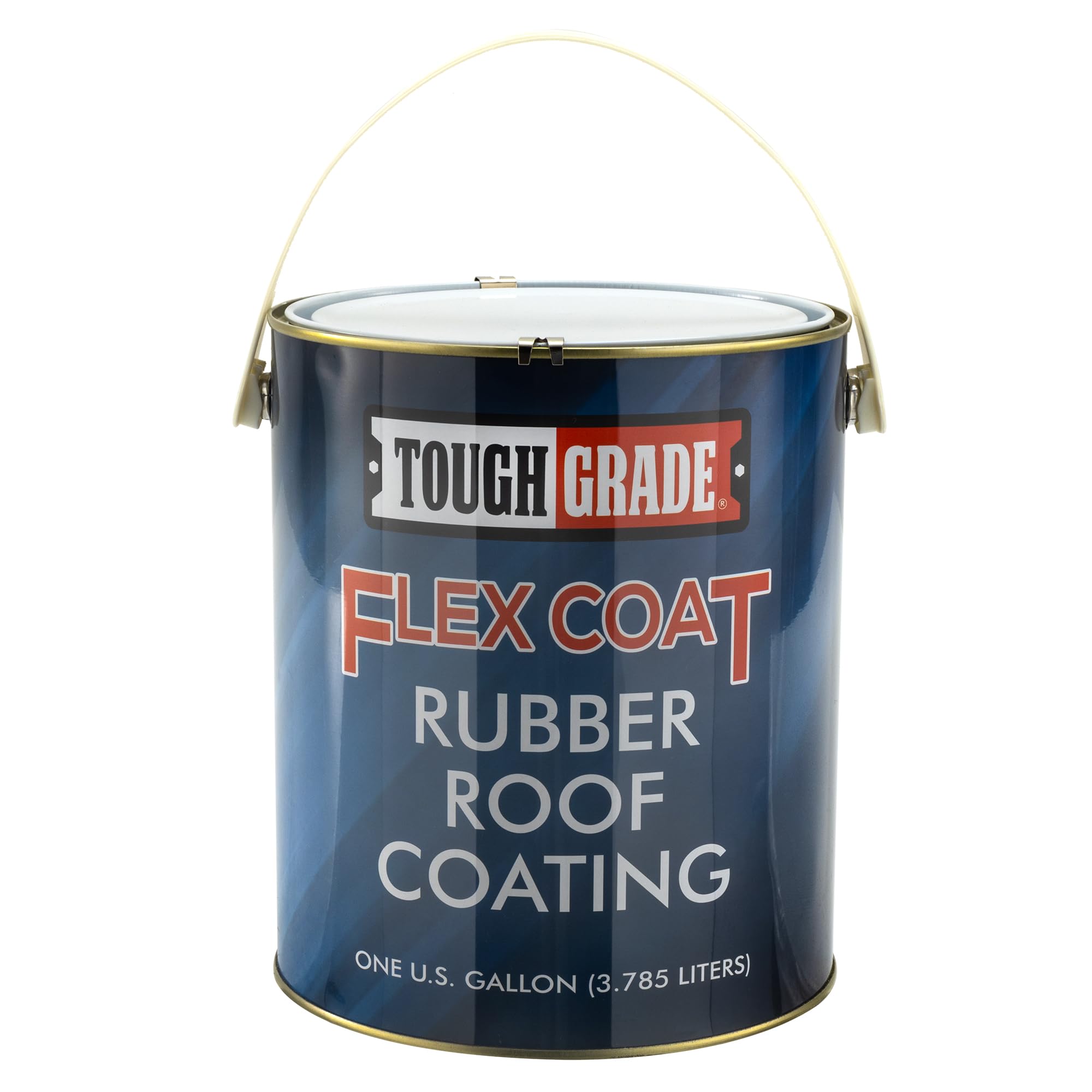 ToughGrade RV Roof Repair Kit – 1 Gallon Flex Coat & 4 Tubes Tough Seal Self-Leveling Sealant | Waterproof Coating for RV Rubber Roofs (EPDM, TPO, PVC) | Long-Lasting Protection Against Leaks & Cracks | Perfect for RV Camping, Travel Trailers & Motorhomes