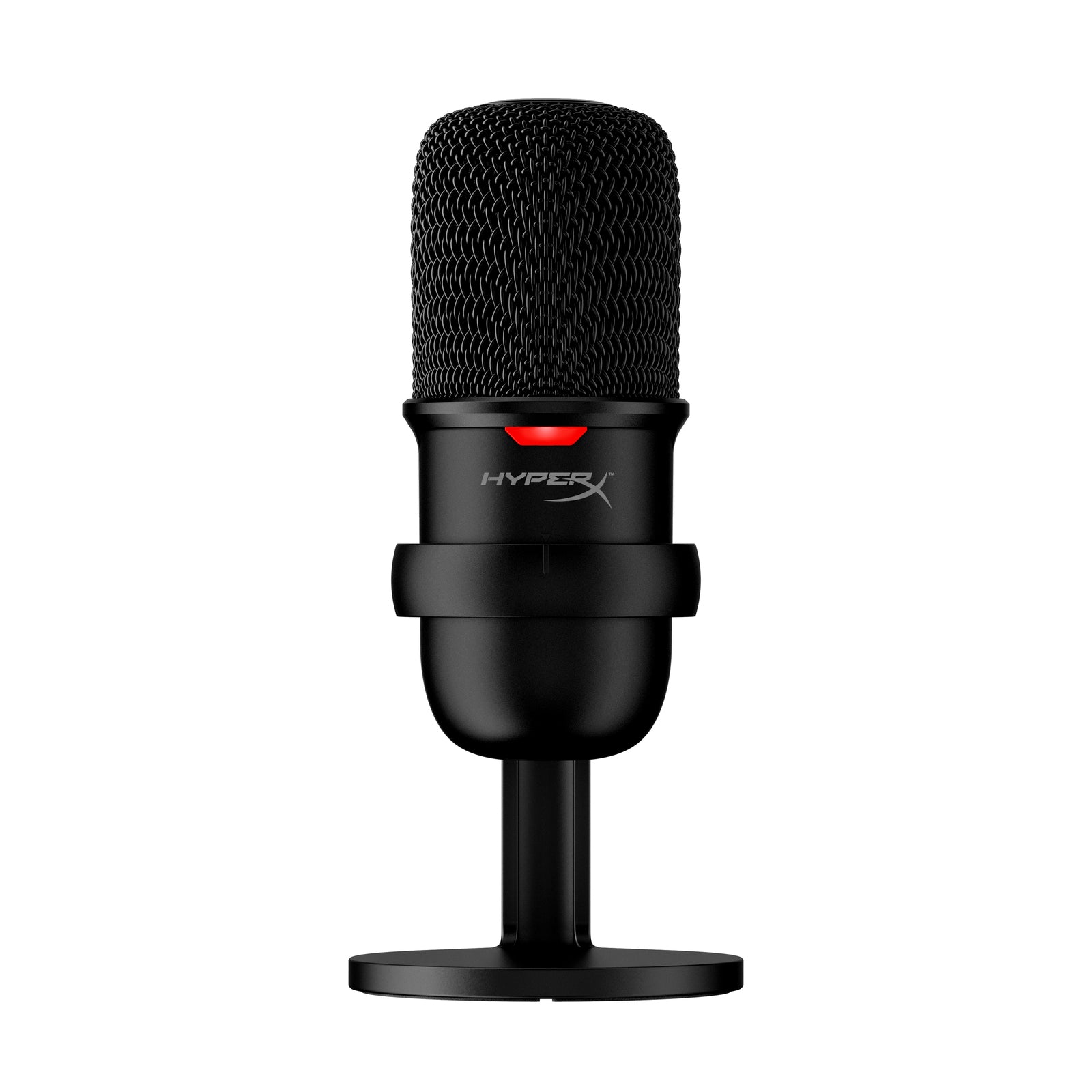 HyperX SoloCast USB Condenser Microphone for Streaming, Gaming & Podcasting - Plug & Play PC Mic with Noise Cancellation for Clear Voice Capture