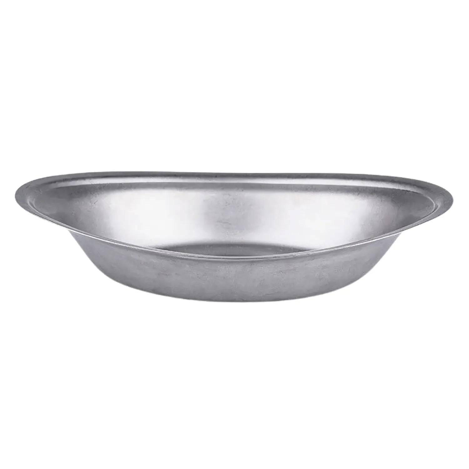 Vintage Stainless Steel Small Curry Plate - Elegant Japanese-Style Serving Dish for Curry, Rice & Side Dishes | Perfect for Home Dining, Restaurants & Party Serving