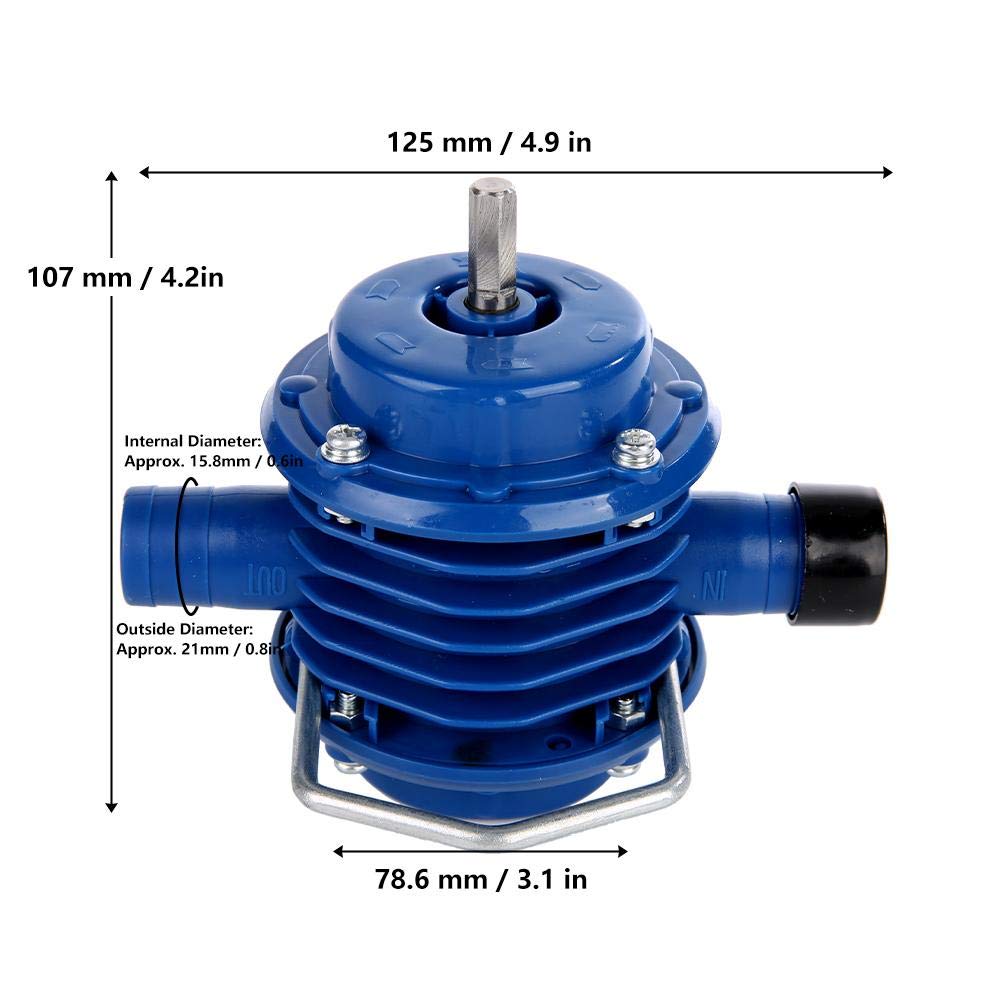 Electric Drill-Powered Self-Priming Mini Water Pump for Outdoor Garden Use - Perfect for Irrigation, Fountains & Small Water Features