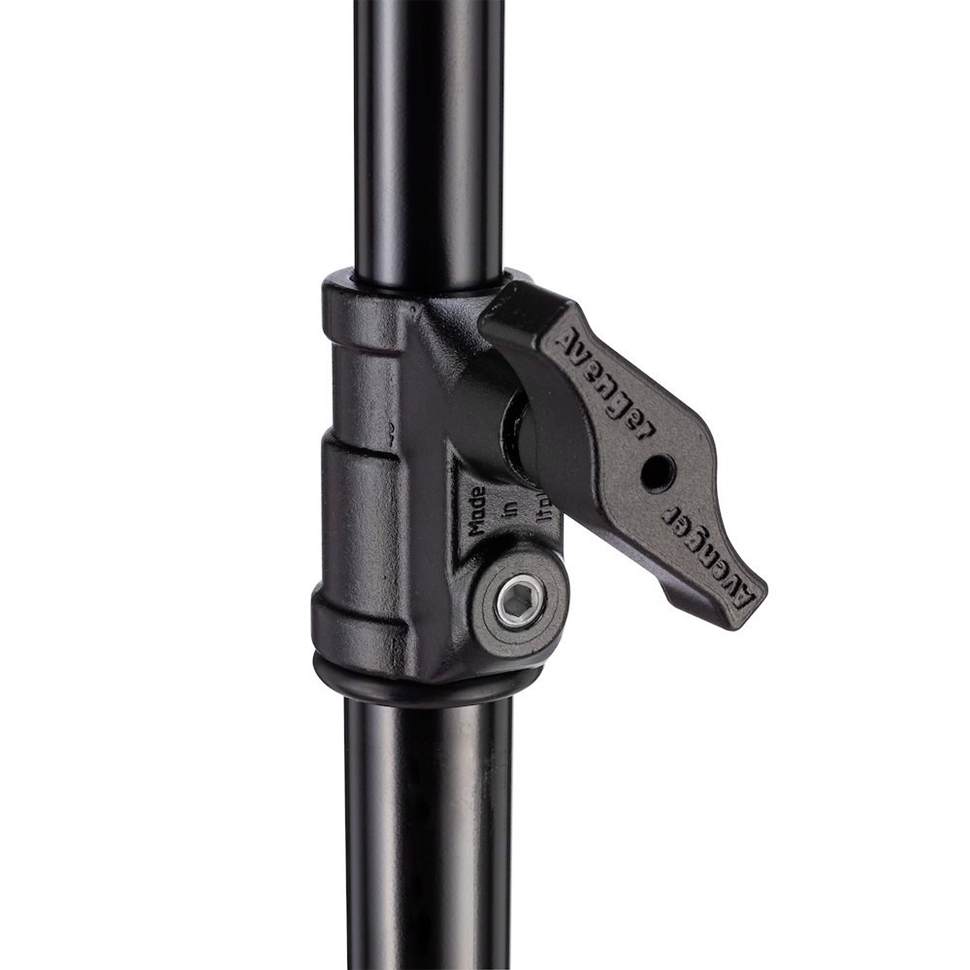 Avenger A2033LCB 40 Sliding Leg C Stand with Base & Column - 10.75' Heavy Duty Black Lighting Stand for Photography, Video & Studio Production - Perfect for Backdrops, Lights & Equipment Support
