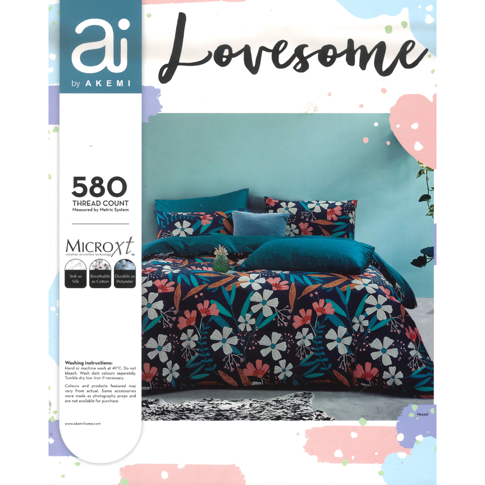 Akemi AI Microfiber Fitted Sheet Set - Double Size, 4-Piece, Multiple Colors - Soft & Breathable Bedding for Home, Hotel & Guest Room Use