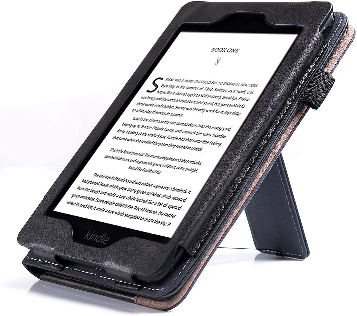 Premium Kindle Paperwhite Case (10th Gen & All Versions) - Smart Protective Cover with Hand Strap, Foldable Stand & Auto Sleep/Wake - Perfect for Reading, Travel & Commuting