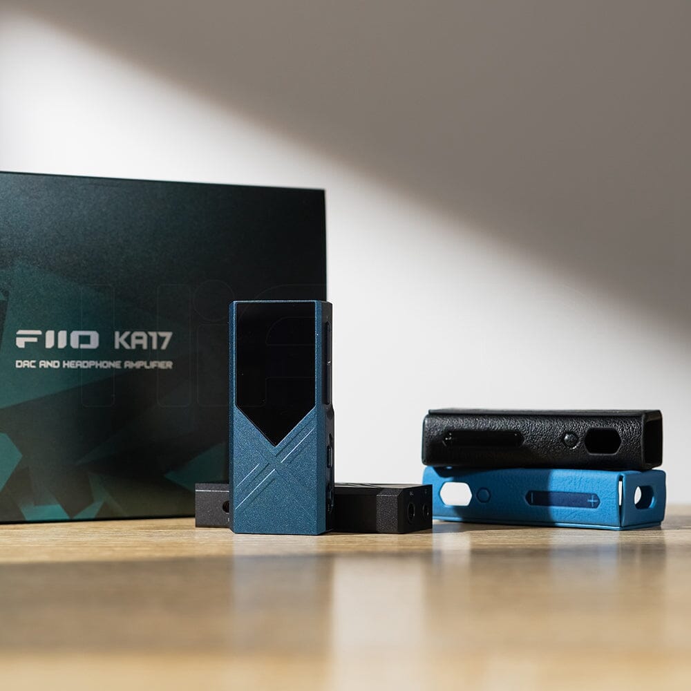 FiiO KA17 Portable USB DAC Headphone Amplifier with Dual ES9069Q - High Resolution Audio for Music Lovers, Perfect for Travel & Home Listening