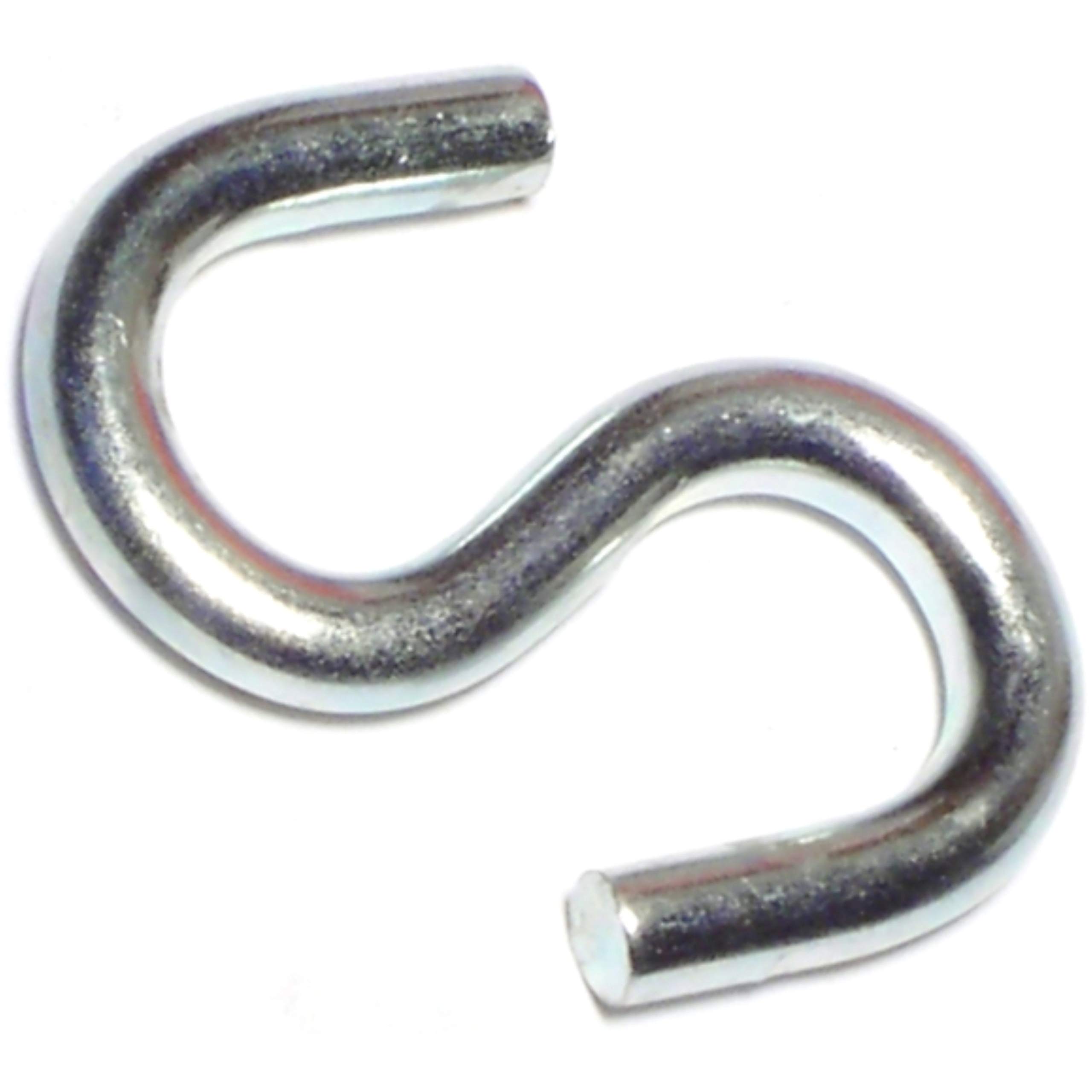 014973156404 Heavy Duty Open S Hooks, 1-1/2 Inch (38mm), 100-Piece Pack - Perfect for Hanging Plants, Tools, Kitchen Utensils & Garage Organization