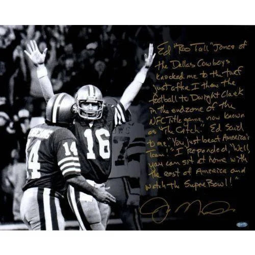 Joe Montana 49ers Signed 