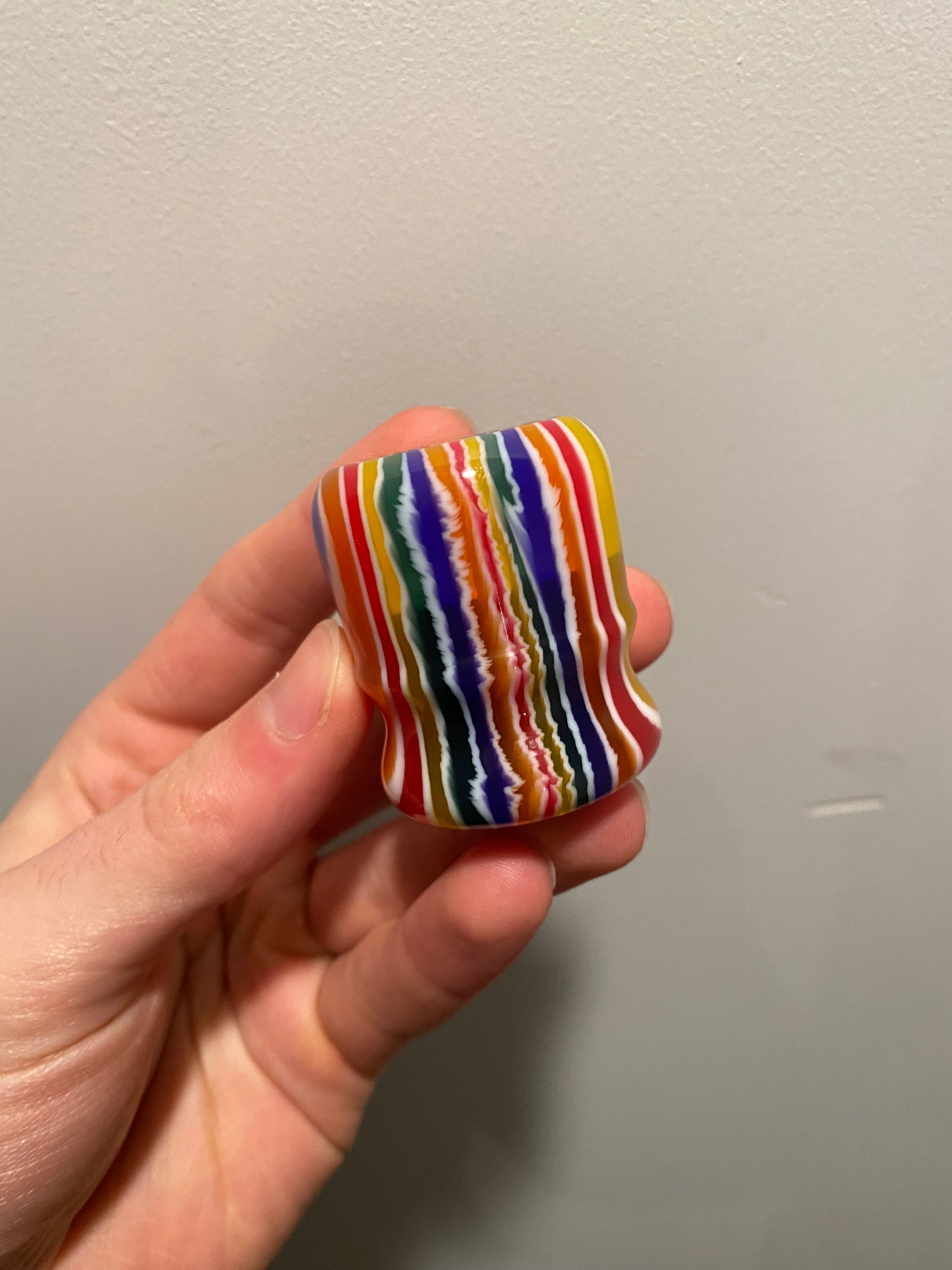 Premium Handcrafted Candy Stripe Shaving Brush Handle - Fits 24mm & 26mm Knots - Perfect for Wet Shaving & Grooming Kits - Ideal Gift for Men's Skincare Routine