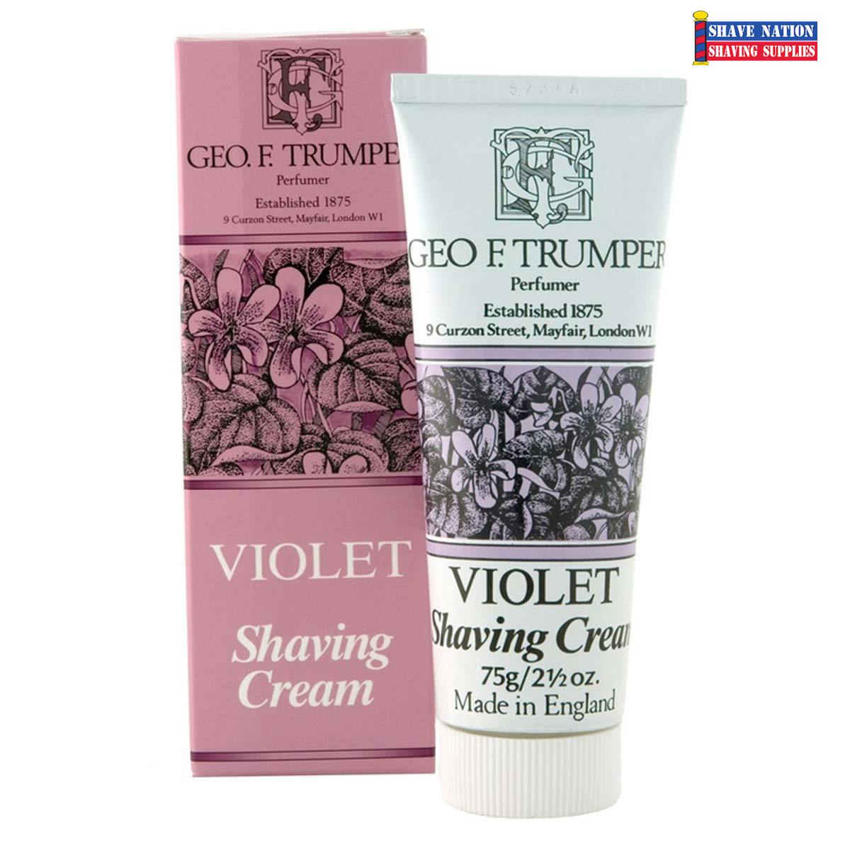 Geo F Trumper Luxury Shaving Cream Tube for Men - Premium British Grooming for Sensitive Skin - Perfect for Travel & Daily Shaving Routine
