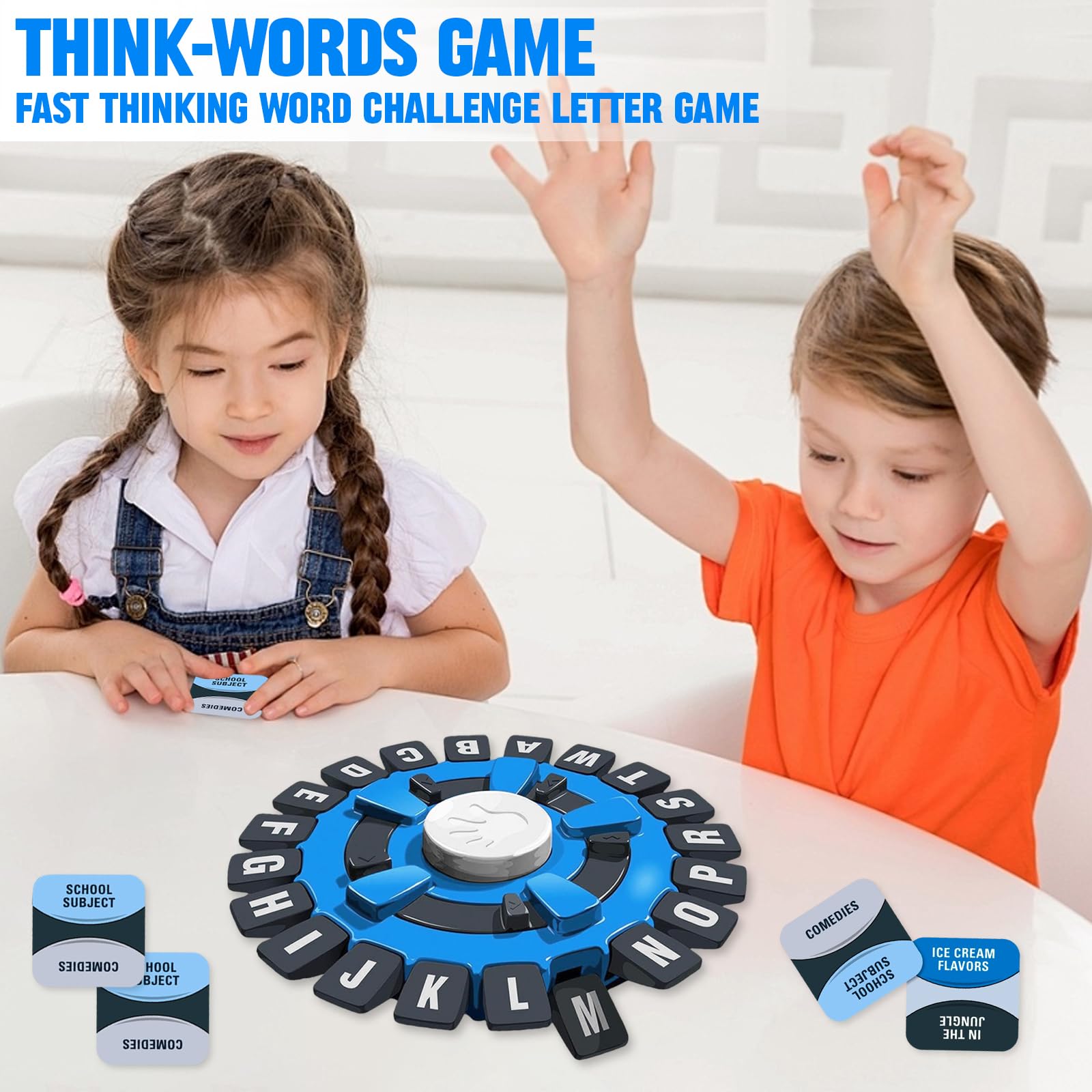 Tapple Word Game - Fast-Paced Letter Press Board Game with Timer for Kids & Families | Fun Educational Toy to Improve Language & Vocabulary Skills | Perfect for Family Game Nights, Classroom Learning & Party Entertainment