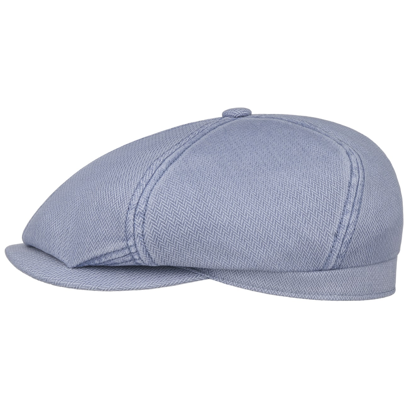 Stetson 6-Panel Cotton Flat Cap for Men - Breathable & Lightweight Summer Hat for Outdoor Festivals, Hiking, and Casual Wear