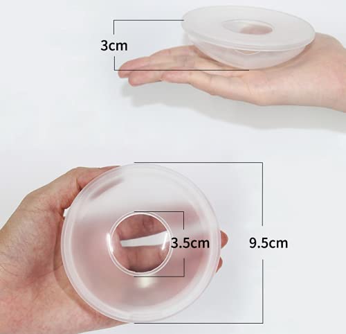 **Soft Silicone Breast Shells for Nursing Moms – 2-Pack Reusable Milk Saver Cups to Protect Sore Nipples & Collect Breastmilk Leaks – Comfortable & Flexible for Breastfeeding, Pumping & Daily Use**