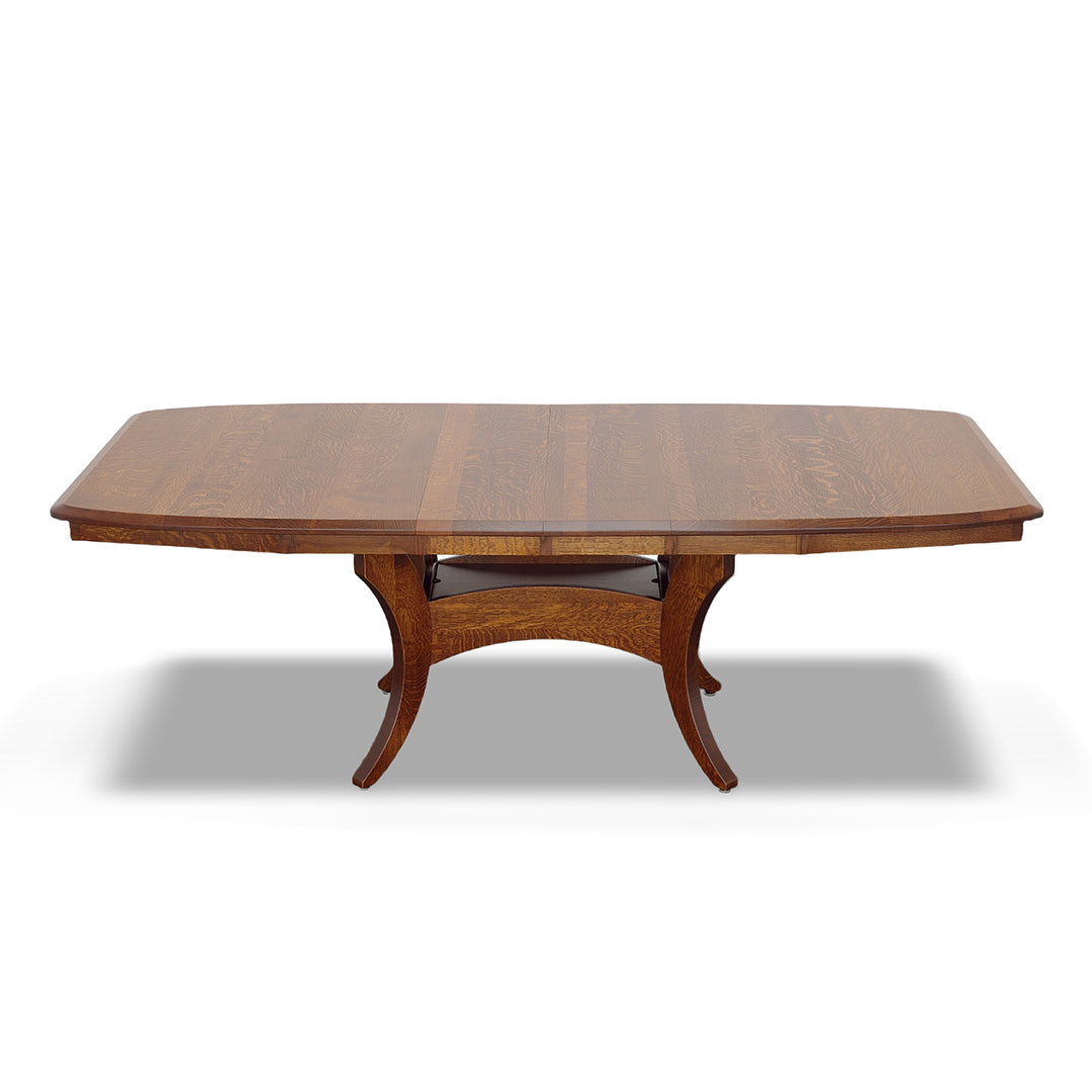 Fort Knox Trestle Table - Solid Wood Dining Table for Farmhouse & Rustic Decor | Perfect for Dining Room, Kitchen, and Outdoor Entertaining