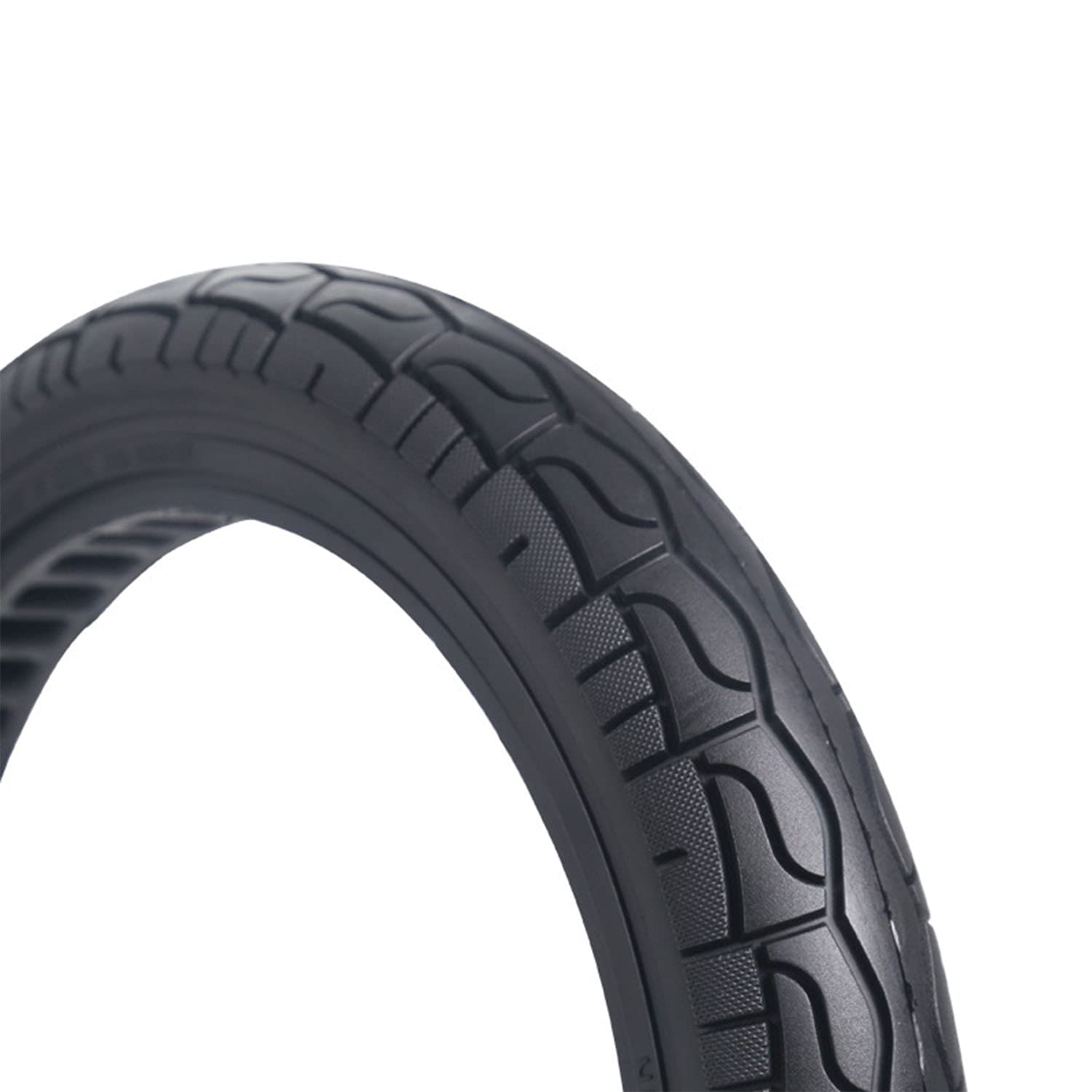 16x2.125 Solid Tires for Electric Bikes - Non-Pneumatic Replacement Tire with Shock Absorption for Front/Rear - Fits 16 Inch Folding E-Bikes | Perfect for Commuting, Urban Riding & Off-Road Adventures