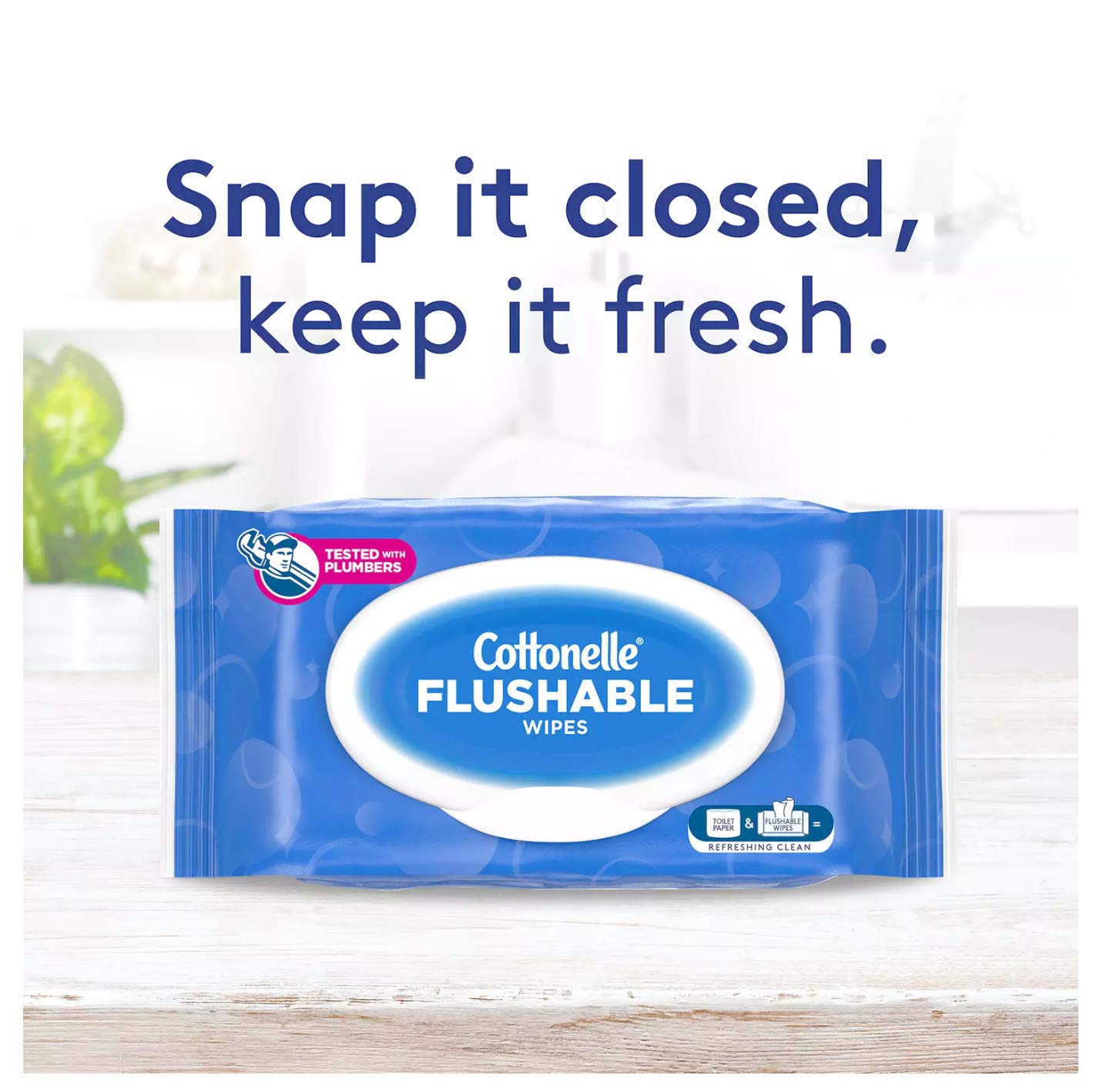 Cottonelle Fresh Care Flushable Cleansing Wipes - 504 Count | Gentle & Hygienic Personal Cleaning Cloths for Toilet Use, Travel & On-the-Go Convenience