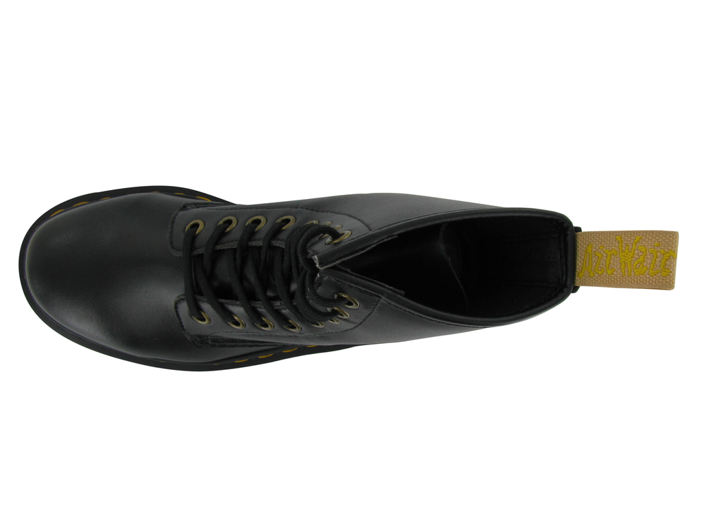 Dr. Martens Vegan 1460 Black Leather Boots - Stylish & Comfortable Vegan Boots for Women & Men | Perfect for Casual Wear, Work & Outdoor Activities