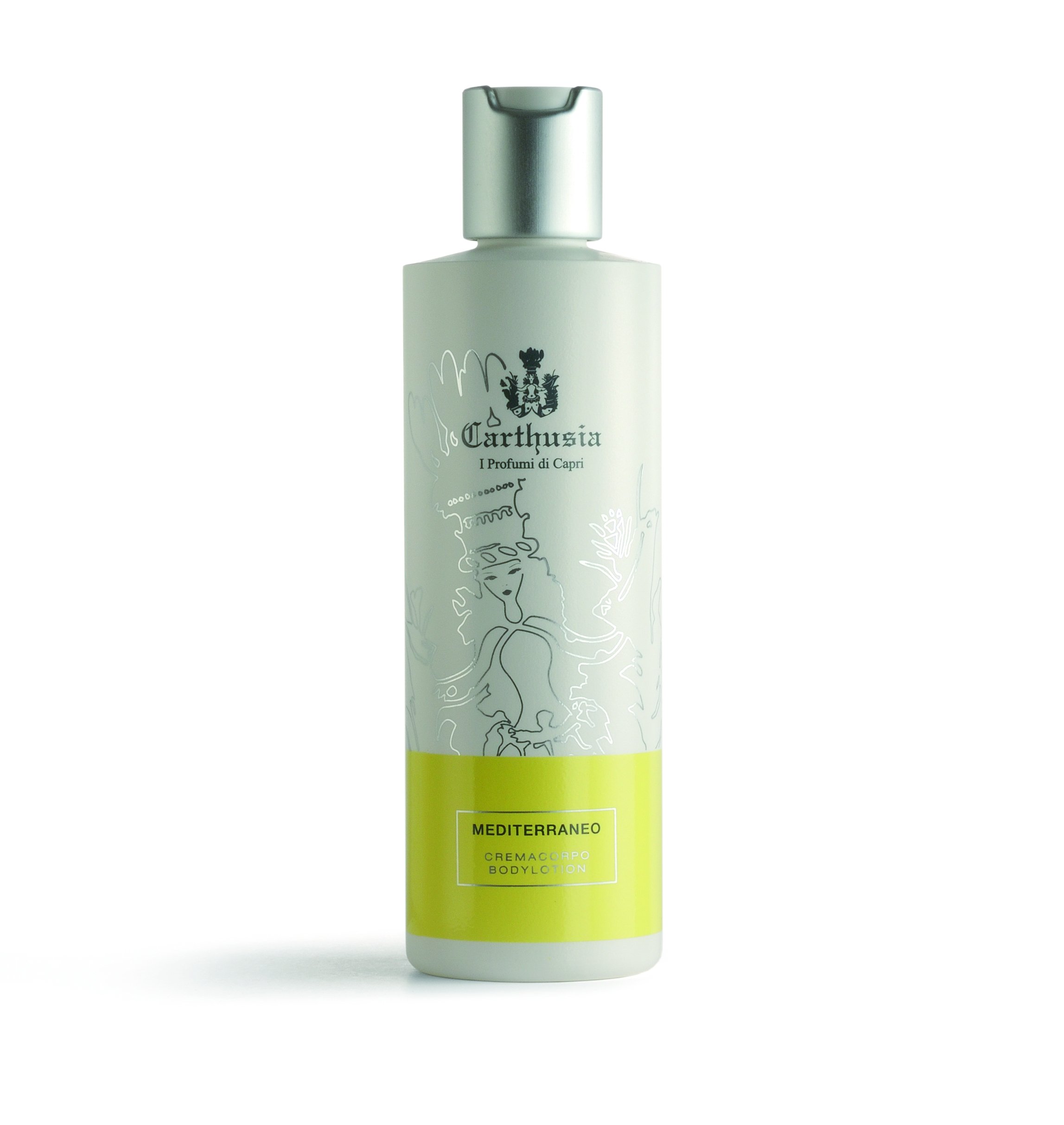 Carthusia Mediterraneo Body Lotion - Hydrating & Nourishing Moisturizer for Dry Skin | Mediterranean Scent | Perfect for Daily Use & Spa Days