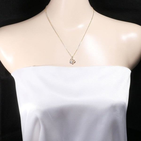 14K Gold Plated Zirconia Necklace for Women - Elegant Cubic Zirconia Pendant Jewelry Gift for Birthday, Anniversary & Valentine's Day | Perfect for Parties, Weddings & Special Occasions
