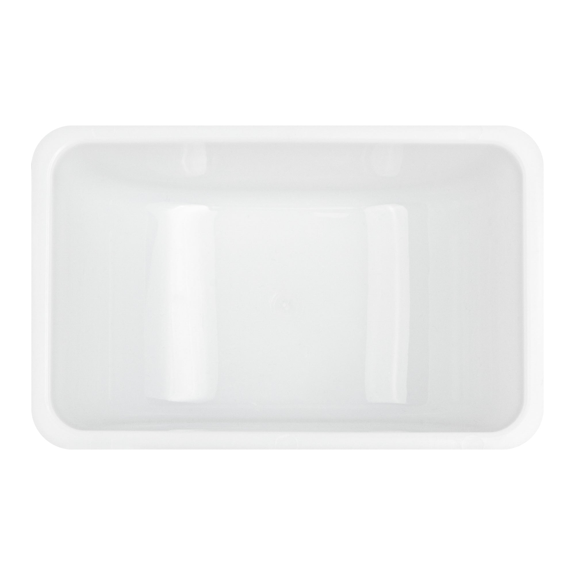 Bar Lux 1.25 Pint White Plastic Insert for 5-Compartment Condiment Caddy - 5-Pack | Perfect for Restaurants, Cafes & Home Kitchen Organization