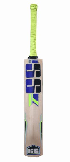 Premium Kashmir Willow Leather Ball Cricket Bat - SS Super Power Adult Size with Short Handle & Cover - Perfect for Practice, Matches, and Training Sessions