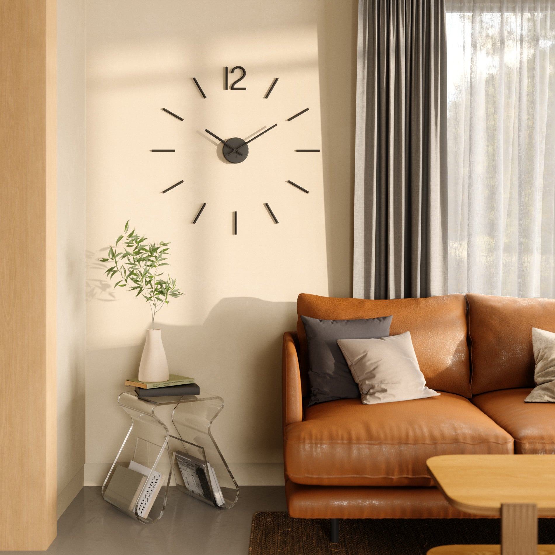 Blink Wall Clock - Silent Non-Ticking Modern Round Clock for Home, Office, and Classroom Decor | Battery Operated, Easy to Read, Stylish Design for Living Room, Bedroom, or Kitchen