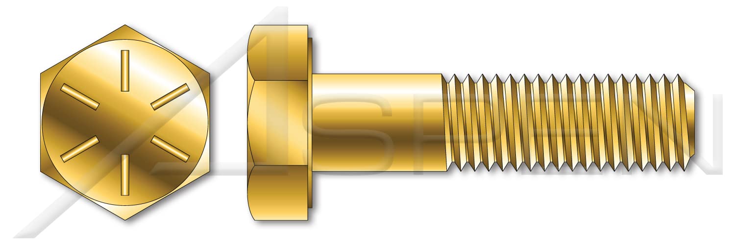 Grade 8 Hex Head Cap Screws (35pcs) - UNC Thread for Machinery & Construction