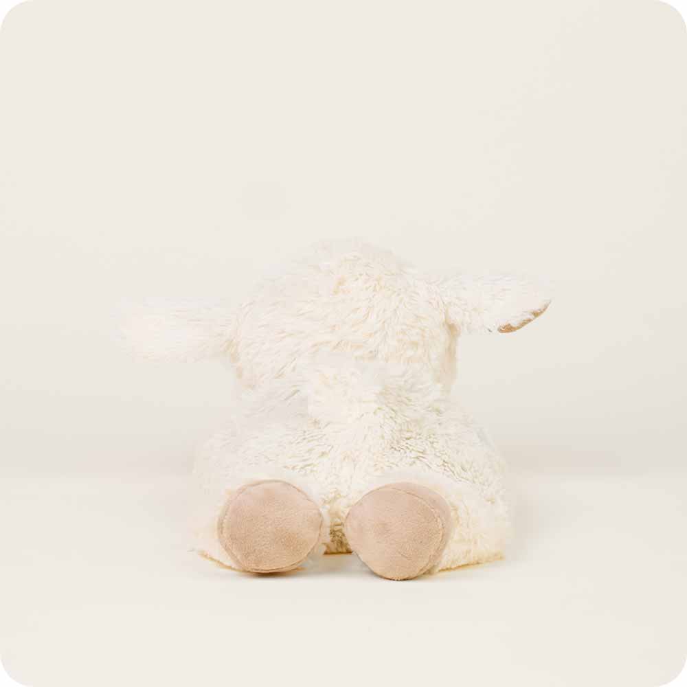 Cozy Laying Down Sheep Plush Warmies - Soft & Cuddly Stuffed Animal for Kids & Adults - Perfect for Relaxation, Stress Relief, and Bedtime Comfort