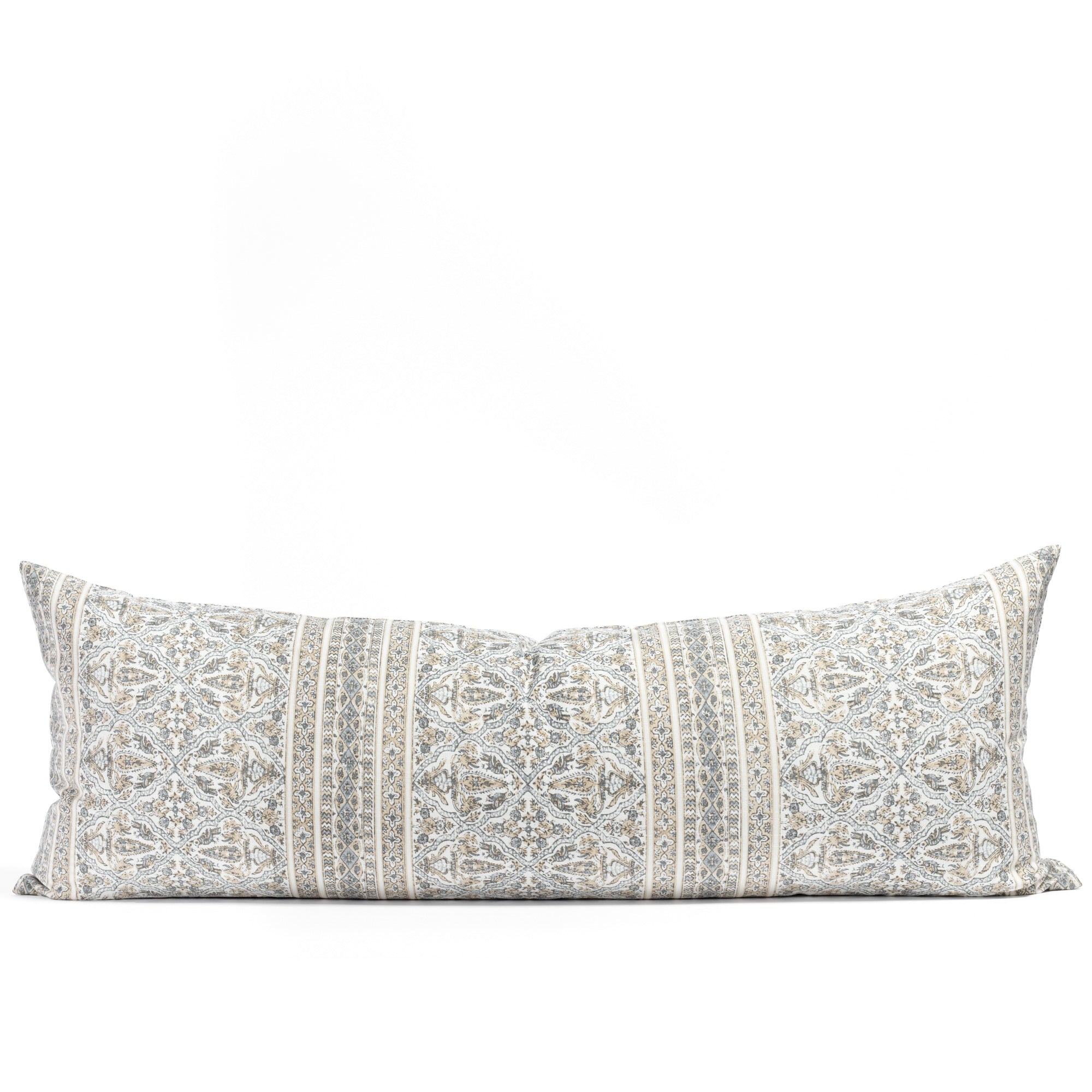Premium 16x42 Linen Bolster Pillow - Natural Color for Yoga, Meditation & Home Decor | Supportive & Comfortable Cushion for Bed, Sofa & Floor Use