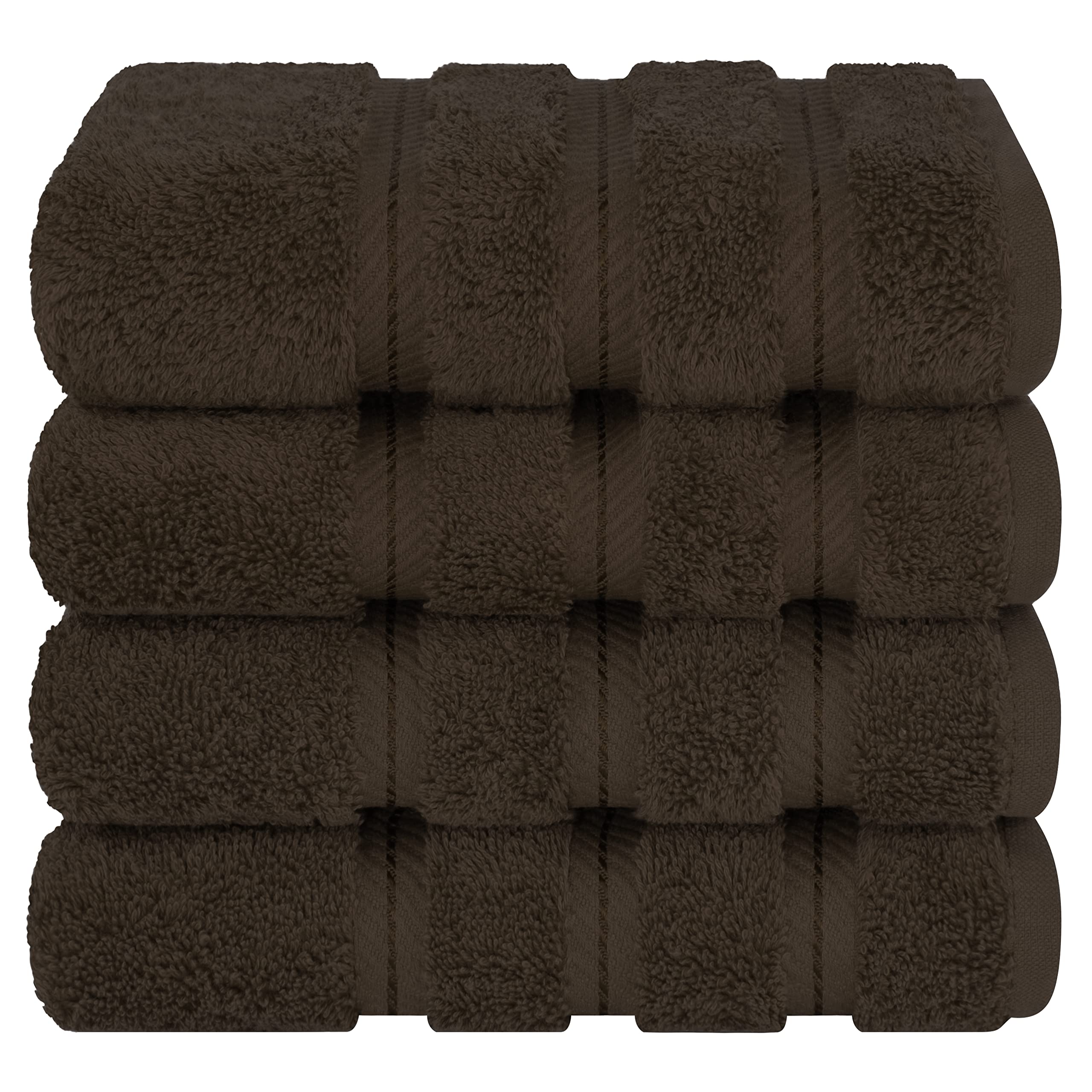 Premium 6-Piece Soft Linen Towel Set with 4 Bath & 4 Hand Towels - Ultra Absorbent Luxury Bathroom Towels for Spa, Hotel & Home Use
