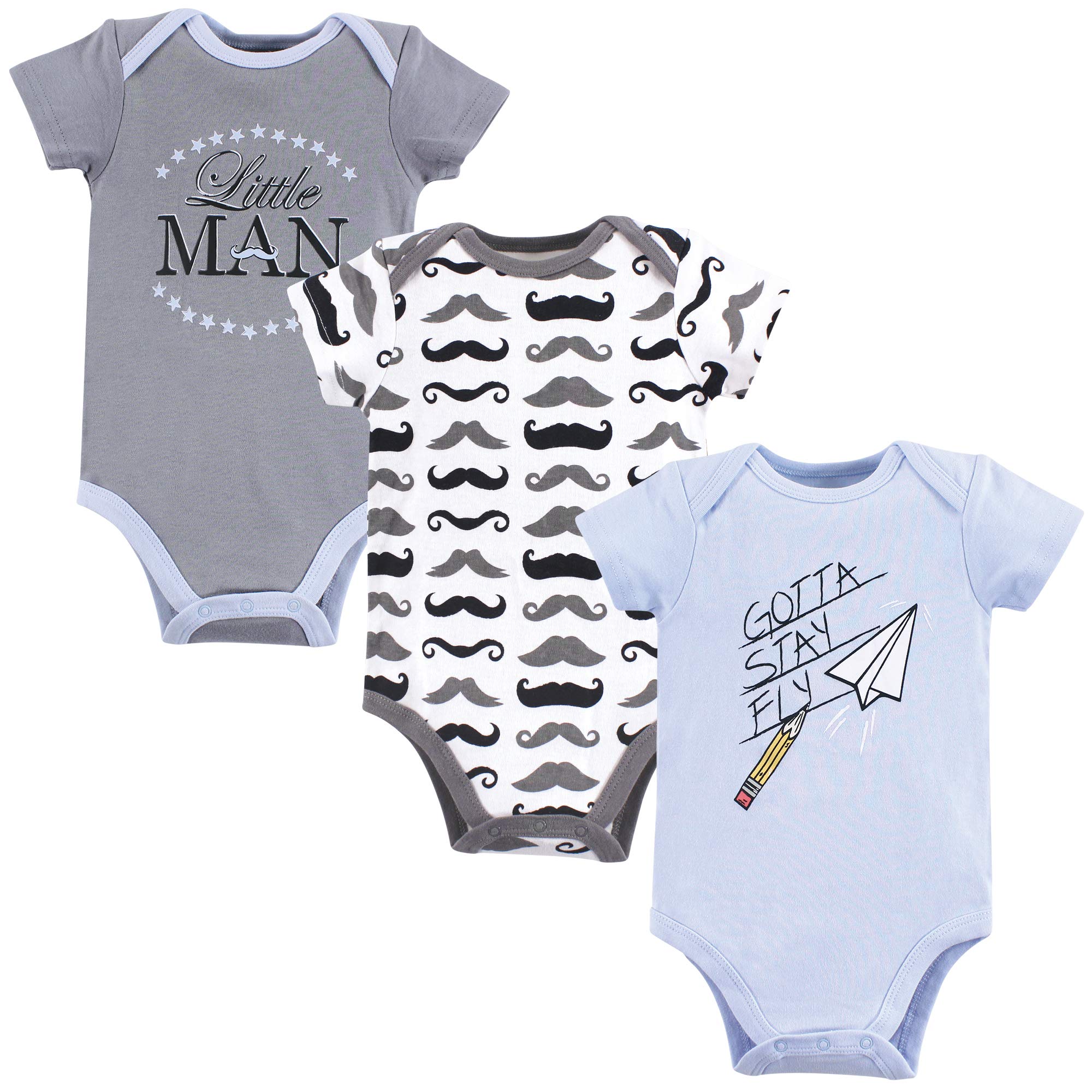 Hudson Baby Cotton Bodysuits for Boys & Girls - Soft & Comfortable for Daily Wear